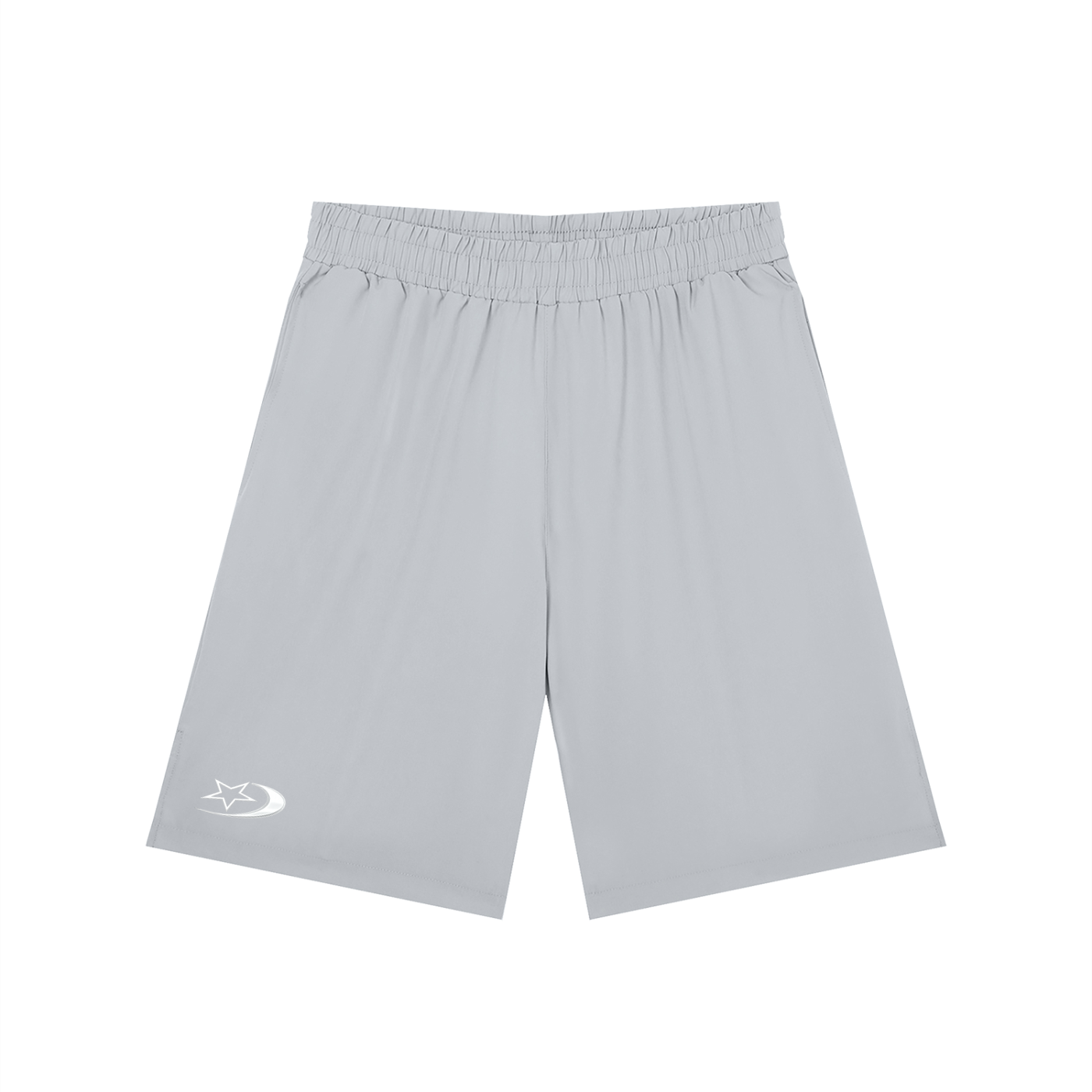 Men’s Solid Elastic Waist Shorts