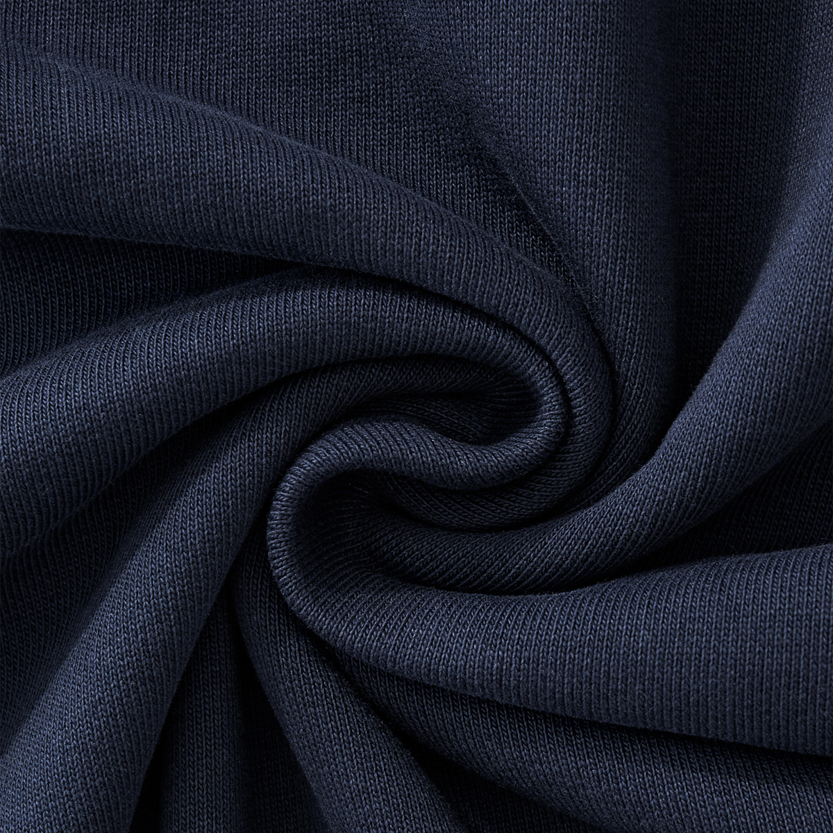 Plain Heavyweight Contrast Collar Sweatshirt