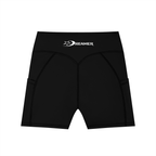 Women's High-Waisted Pocket Biker Shorts