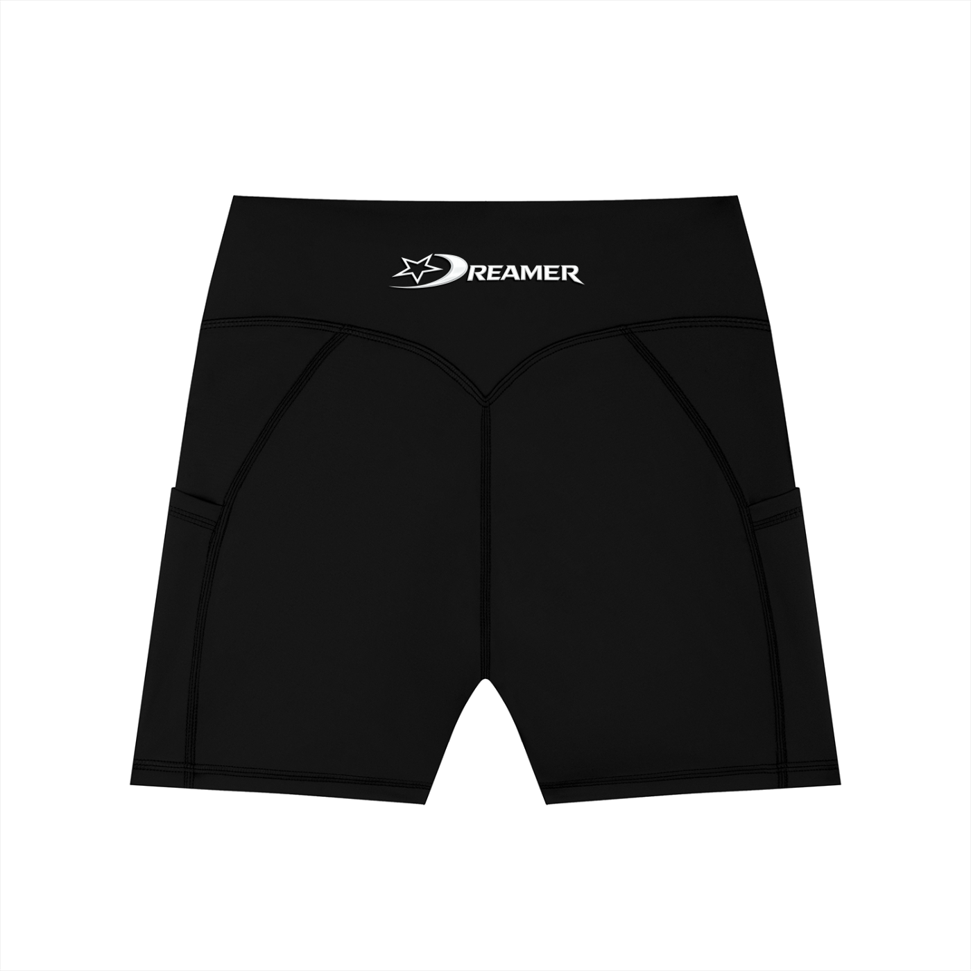 Women's High-Waisted Pocket Biker Shorts