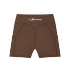 Women's High-Waisted Pocket Biker Shorts