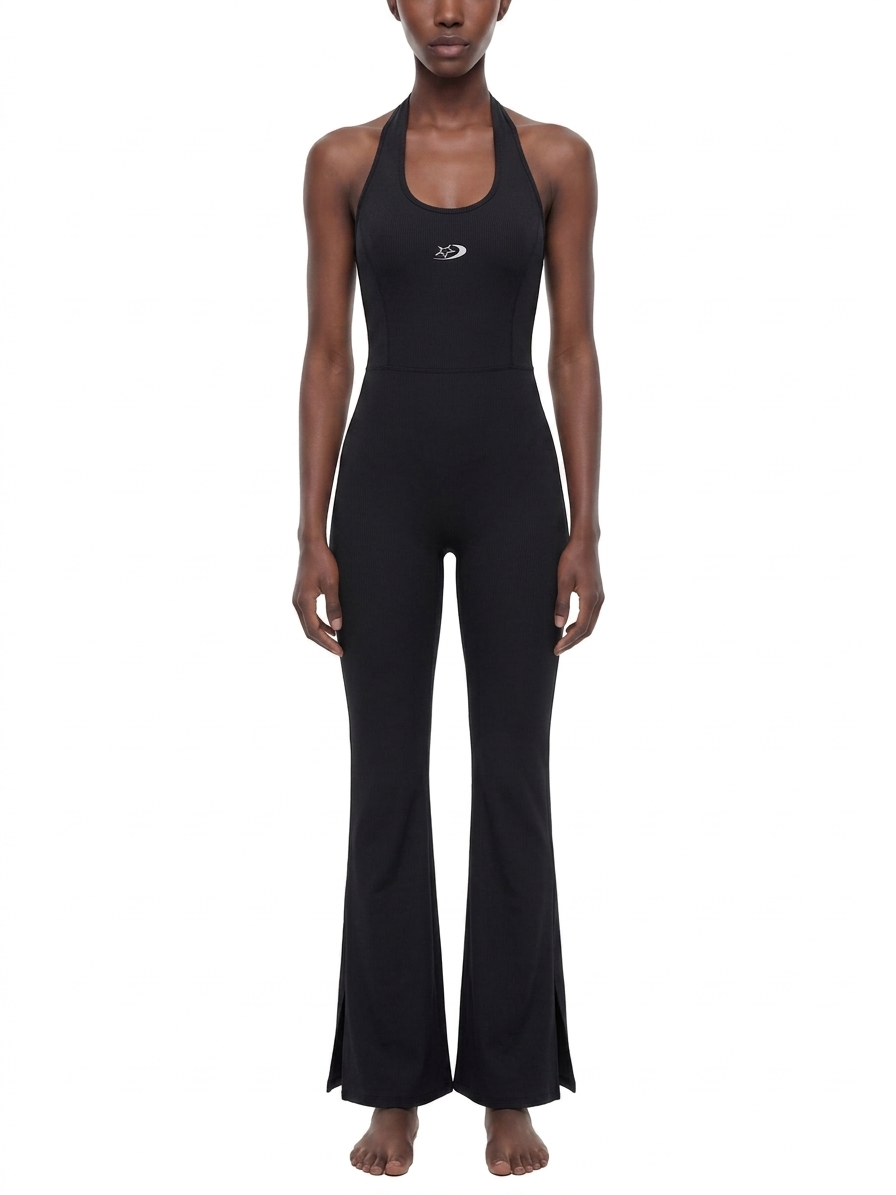 Women’s Halter Flared Jumpsuit