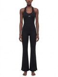 Women’s Halter Flared Jumpsuit
