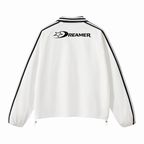 Plain Heavyweight Contrast Collar Sweatshirt