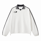 Plain Heavyweight Contrast Collar Sweatshirt