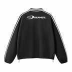 Plain Heavyweight Contrast Collar Sweatshirt