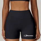 High-Waisted Compression Yoga Shorts