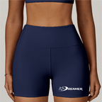 High-Waisted Compression Yoga Shorts