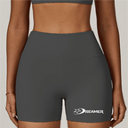 High-Waisted Compression Yoga Shorts