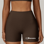 High-Waisted Compression Yoga Shorts