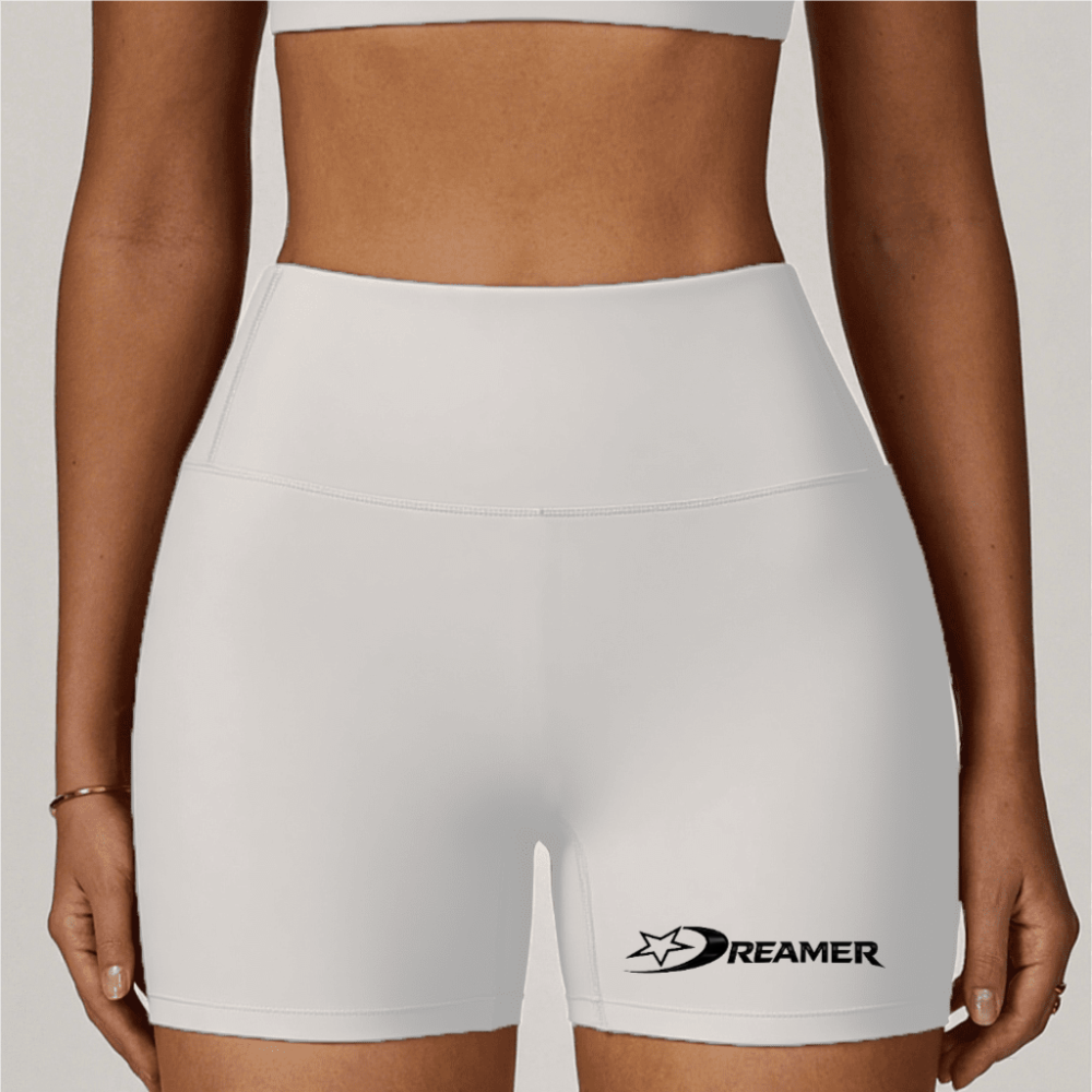 High-Waisted Compression Yoga Shorts