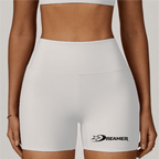 High-Waisted Compression Yoga Shorts