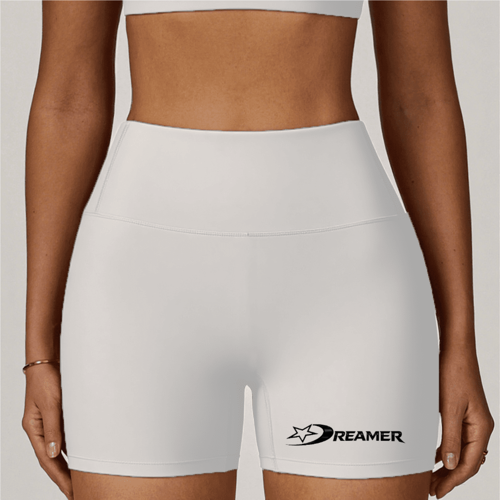 High-Waisted Compression Yoga Shorts