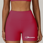 High-Waisted Compression Yoga Shorts
