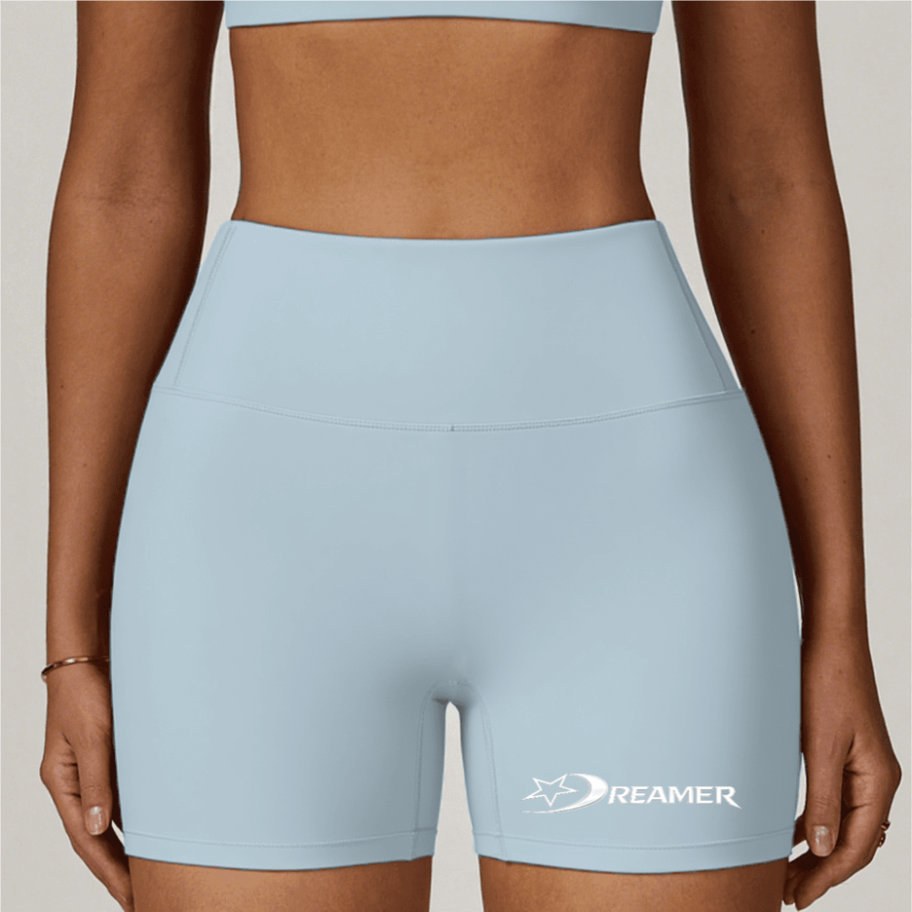 High-Waisted Compression Yoga Shorts
