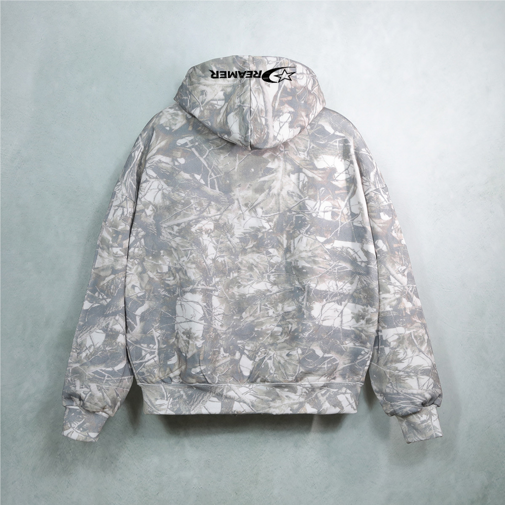 Camo Zip-Up Hoodie