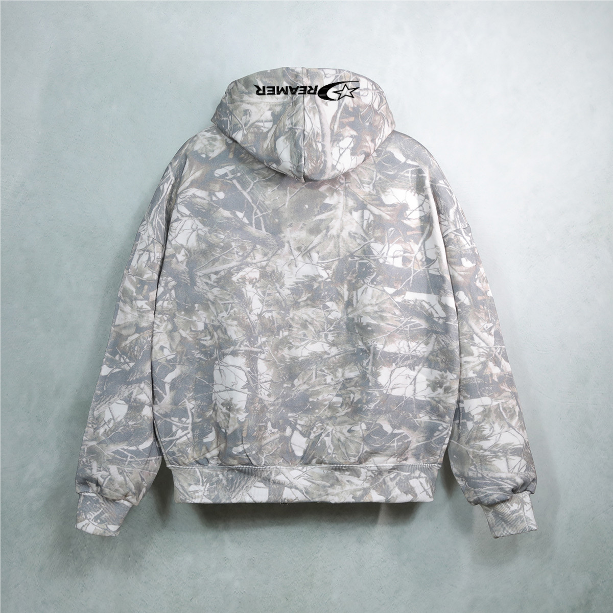 Camo Zip-Up Hoodie