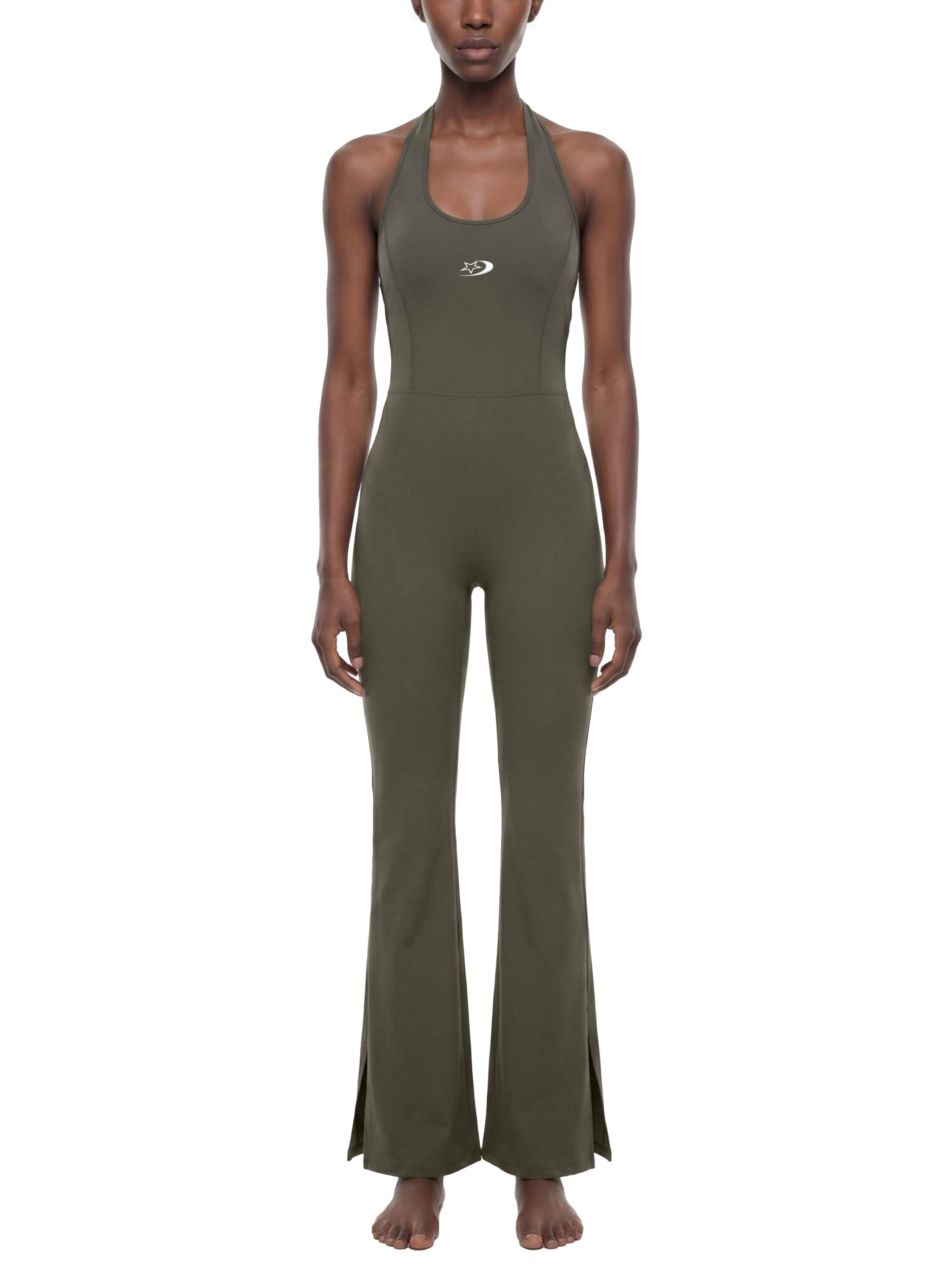 Women’s Halter Flared Jumpsuit