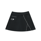 High-Waist Pocketed A-Line Skirt