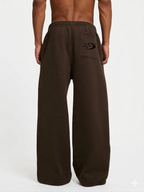Fleece Drawstring Straight-Leg Sweatpants