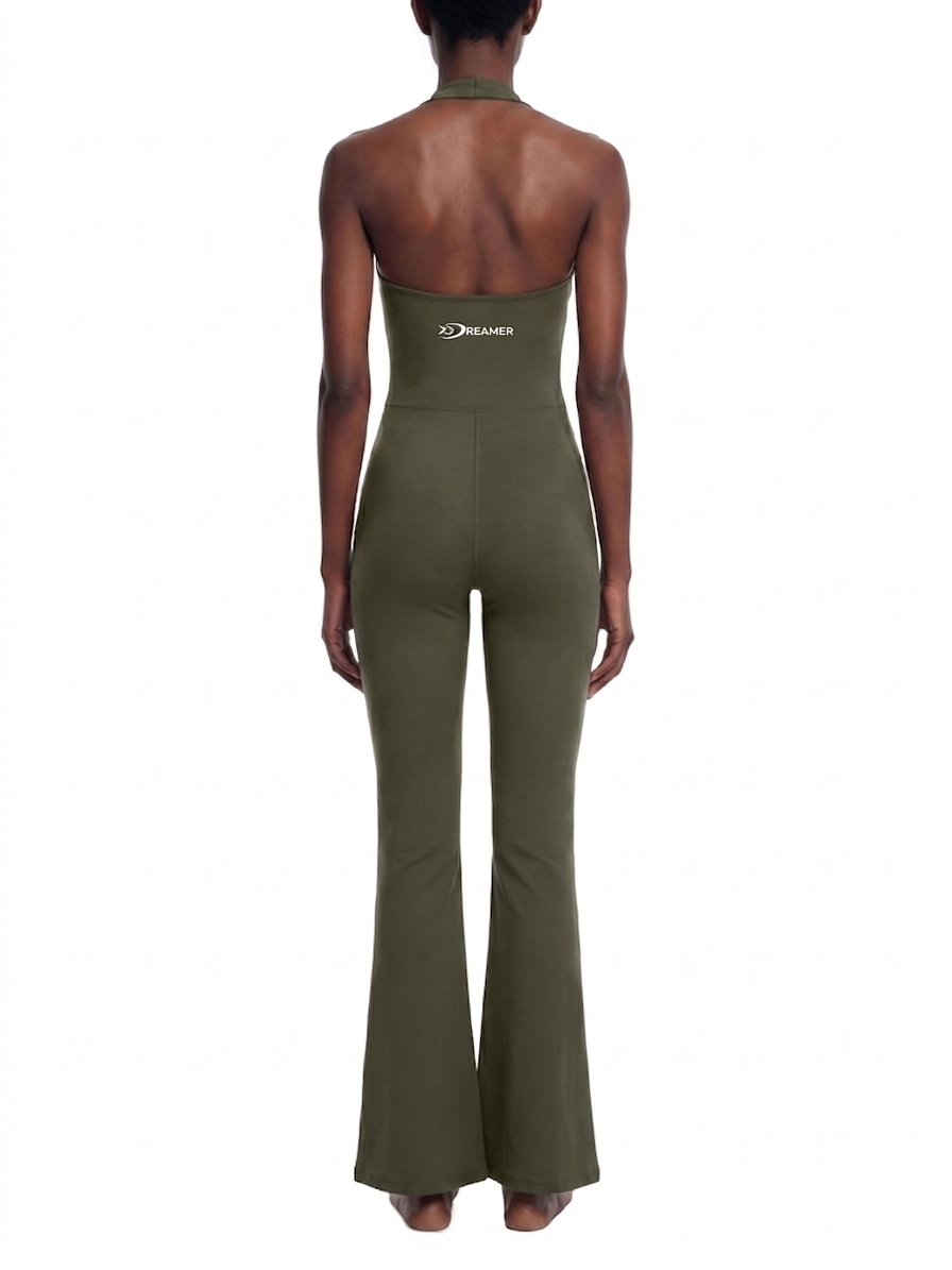 Women’s Halter Flared Jumpsuit