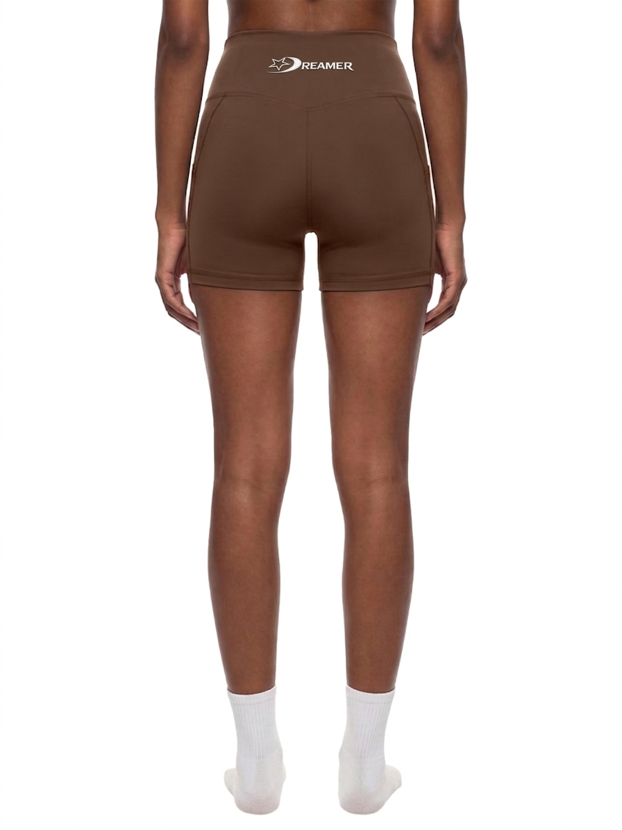 Women's High-Waisted Pocket Biker Shorts