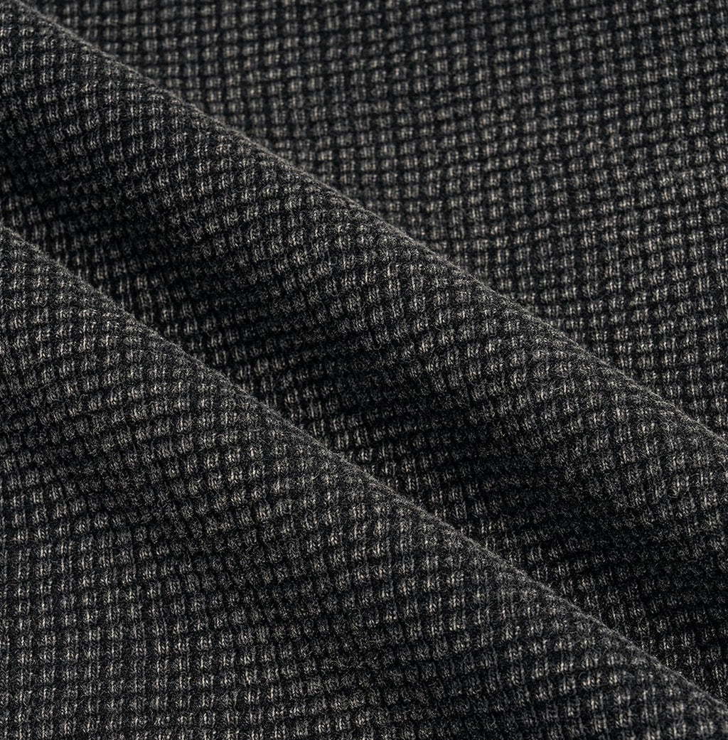 Plain logo Heavyweight Waffle-Texture Washed Cropped Boxy T-Shirt