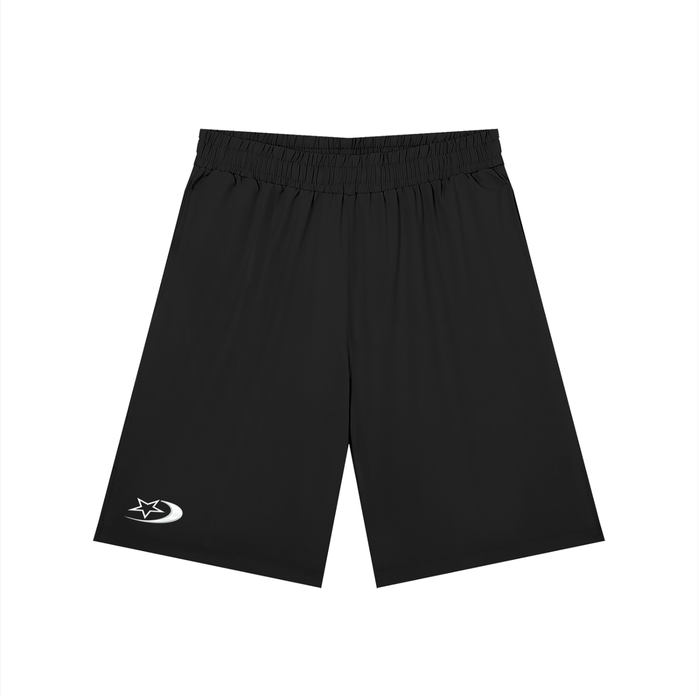 Men’s Solid Elastic Waist Shorts
