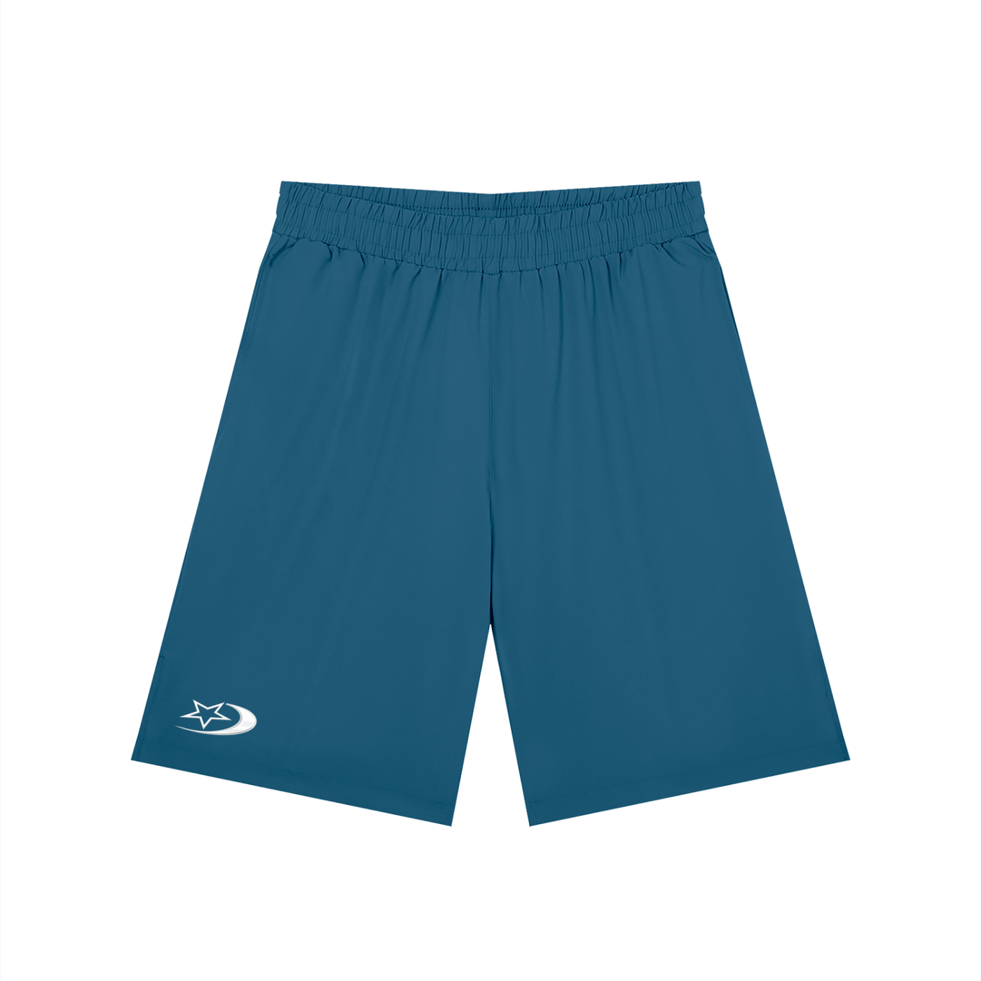 Men’s Solid Elastic Waist Shorts