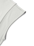 Spliced Panel Sleeveless Muscle T-Shirt