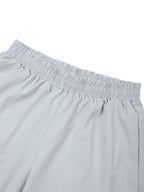 Men’s Solid Elastic Waist Shorts
